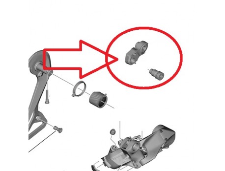 Shimano Axe de montage Standard pour RD-R9250 Dura Ace Di2 12v.