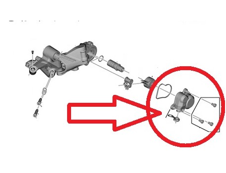 Shimano Ensemble Capot pour RD-M9100 XTR 12V.