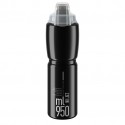 Elite Bidon Jet Plus Noir logo gris 950ml