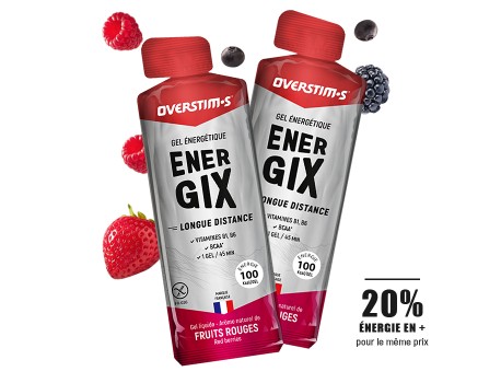 Overstim's Gel ENERGIX Fruit Rouge