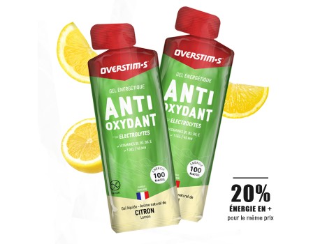 Overstim's Gel Antioxydant Citron