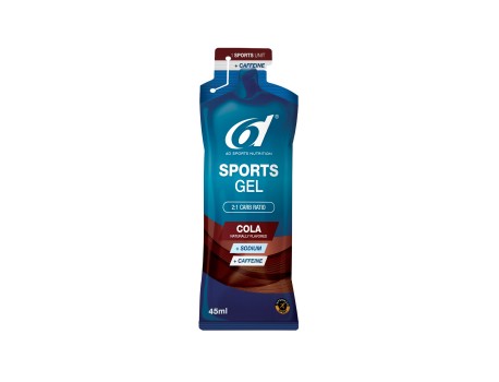 6D Sports Gel COLA Caffeine 45ml.