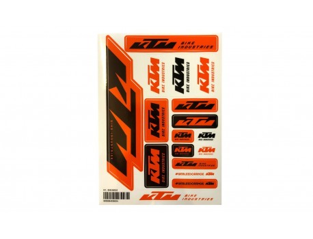 KTM Stickers Kit "BIKE INDUSTRIES)